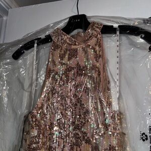 Sequin Sleeveless Dress size L NWT